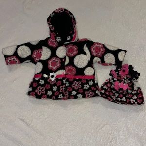 Corky & Company adorable coat and hat size 12 months